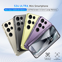 S24 Ultra, Teléfono Inteligente de 4 Pulgadas, 5G LTE, Doble SIM, Desbloqueado, Android 14, Compacto, Deca Core, 6GB de RAM, 128GB de Almacenamiento, Cámara IA de 32MP, 90Hz