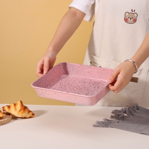 Deep Rectangular Cake Mold 11-Inch Non-Stick Carbon Steel Baking Pan Multi-Functional Portable For Home Baking - Product Image 4