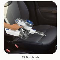 Nouveauté Redkey P7 Aspirateur sans fil 4-en-1 à batterie cyclonique avec filtration HEPA légère pour la maison, la voiture, l'hôtel et les animaux domestiques