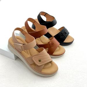 Nouvelles sandales compensées décontractées pour femmes, style 2025-2026, à bout ouvert, confortables, respirantes et antidérapantes, pour l'été, le printemps et l'automne - Product Image 5