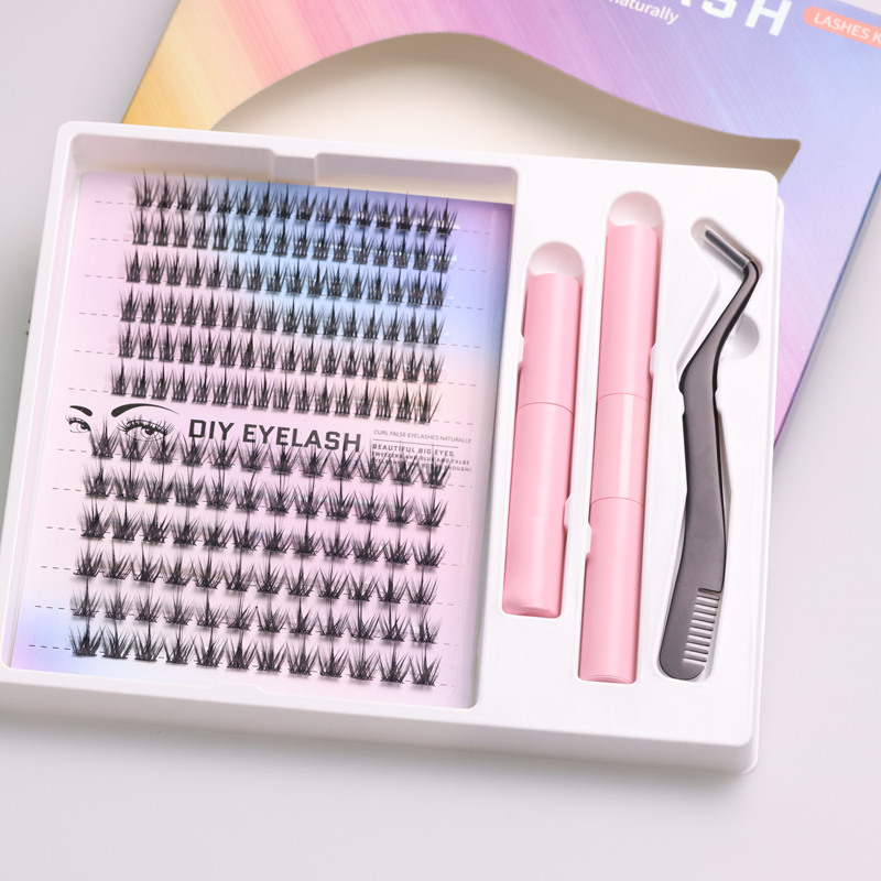 Eyelash Cluster Kit Wholesale Customizable Fiber