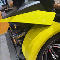 Simulateur de course automobile 9D, machine de jeu d'arcade à monnayeur, simulateur de conduite automobile en fibre de verre et acier