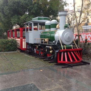 Maqueta de tren metálica grande personalizada para decoración navideña y del Festival de Primavera - Product Image 3