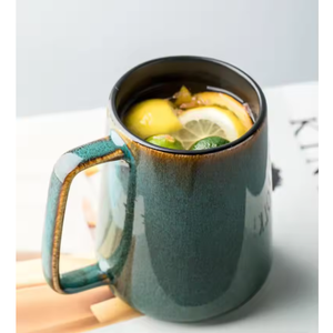 Venta de Fábrica, Taza de Porcelana Europea Retro de 700 ml, Certificada por BSCI, de Alta Calidad, Apta para Lavavajillas y Microondas, Creativa, para Café y Té de Oficina - Product Image 3