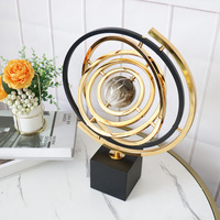 Ornements de globe terrestre de luxe modernes, décoration de bureau pour étudiants, cadeaux