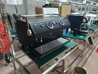 Machine à café électrique professionnelle ZILONG à double groupe, avec plusieurs chaudières, pour distributeurs et commerces (OEM)