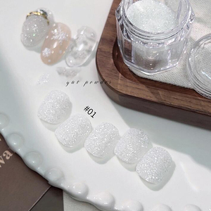 <span class=keywords><strong>Poudre</strong></span> de <span class=keywords><strong>sucre</strong></span> pour ongles en diamant scintillant argenté blanc 3g/5g, paillettes réfléchissantes, cristaux de fée, <span class=keywords><strong>poudre</strong></span> de <span class=keywords><strong>sucre</strong></span> pour ongles holographique, conseils de manucure - Product Image 5