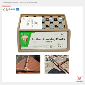 Pólvora Metálica para Soldadura Exotérmica con Encendido Electrónico, IEEE837, UL467, IEC62561, Sunlightweld <span class=keywords><strong>EPLUS</strong></span> 65GR, Aluminio - Product Image 1