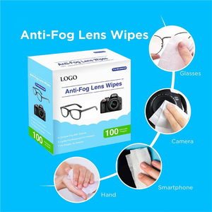 <span class=keywords><strong>Lingettes</strong></span> humides anti-buée pour <span class=keywords><strong>lunettes</strong></span>, emballées individuellement, qualité OEM ODM, idéales pour les voyages et le bureau - Product Image 2