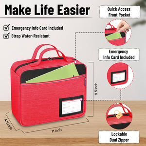 Organizador De Garrafa De Pílula Saco De Primeiros Socorros Caso Caixa De Pílula De Armazenamento Medicação Com Alça Home Office Cozinha Viagem Medicina Saco De Armazenamento - Product Image 5