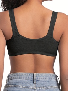 Reggiseno Sportivo Traspirante Sottile con Chiusura Frontale per Taglie Forti, Senza Ferretto, Copertura Totale per Seno Grande, Comodo per Uso Quotidiano fino alla XXL - Product Image 3