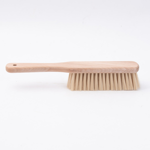 Juego de escoba y recogedor de madera de haya pequeño, portátil, con cepillo de limpieza y recogedor de polvo de sisal natural - Product Image 5