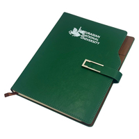 Carnet de notes personnalisé de haute qualité pour le bureau, ligné, imprimé, en cuir PU, couverture rigide, format A5 A6, avec logo