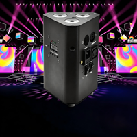 Projecteurs LED ABS 18W RGBWA avec contrôle DMX sans fil pour éclairage de scène de bar KTV
