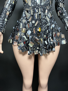 <strong>Birthday</strong> <strong>Outfit</strong> Woman's Clothes Mini Black Sequin Dress <strong>Modest</strong> Spandex Prom Dresses 2023 Elegant for Party - Product Image 3