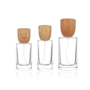 Cilindro de Perfume de Vidrio Vacío de Lujo de 50 ml y 100 ml con Tapa de Madera - Product Image 6