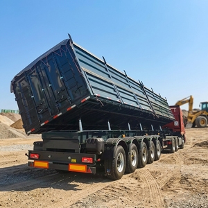 <span class=keywords><strong>Semirimorchio</strong></span> Ribaltabile Laterale a Doppio Scomparto in Stile Europeo, Utilizzato per il Trasporto di Grano e Sabbia - Product Image 2