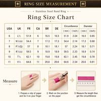 Bague en acier inoxydable, étanche, hypoallergénique, confortable, minimaliste, pour femmes et hommes, cadeau de mariage