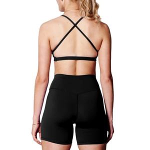เสื้อชั้นในกีฬาโยคะแบบแห้งเร็ว ระบายอากาศดี สำหรับผู้หญิง สไตล์ใหม่ สายรัดแบบนุ่ม สัมผัสนุ่ม เป็นมิตรกับสิ่งแวดล้อม มีตัวเลือกไซส์พลัส ขายส่ง OEM - Product Image 2