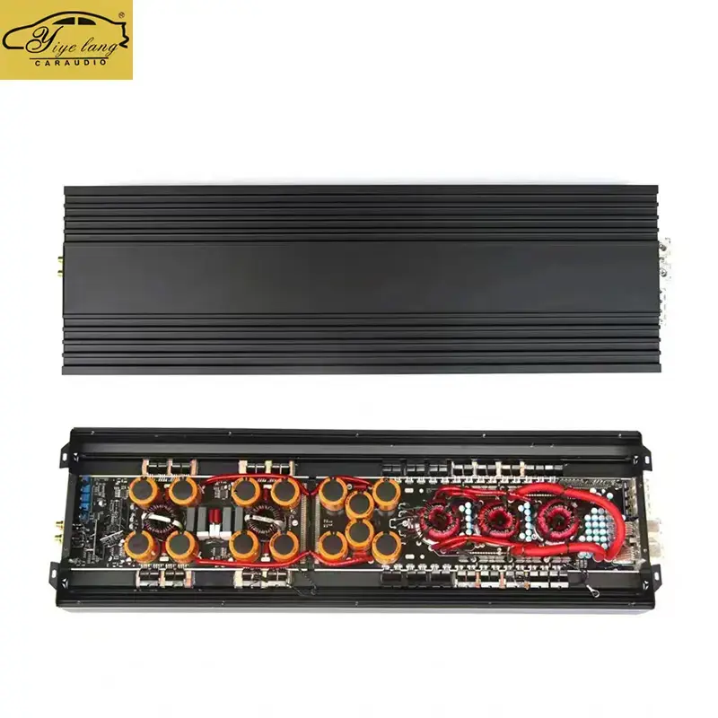 Amplificador de áudio automotivo 1000.1, profissional, classe d, 1000w, 1 canal, amplificador de áudio para carro