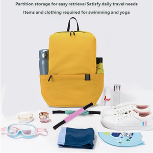 Sac à dos scolaire léger pour <span class=keywords><strong>femme</strong></span> MKW3143, 10 pièces, avec logo personnalisé, en tissu Oxford, 20L, imperméable, fin, durable, pour ordinateur portable, idéal pour les cadeaux - Product Image 4