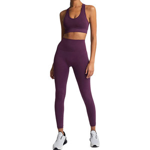 Créez votre propre ensemble de yoga pour femmes, vêtements de sport, leggings longs, soutien-gorge de sport sans couture, nouveau style d'ensemble de yoga pour femmes adultes - Product Image 1