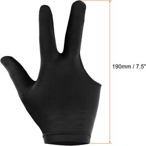 Guantes de Billar y Snooker Populares en Oferta, Baratos, Transpirables, Elásticos y Cómodos, para Mano Izquierda o Derecha, con 3 Dedos - Product Image 2