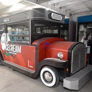 Fully Equipped <b>Small</b> Fast Food Mobile Kitchen <b>Ice</b> Cream & Coffee Cart for Restaurants & Catering Portable Food Trailer Truck - Product Image 4