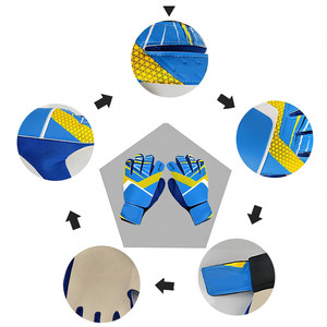 Gants de gardien de but de <span class=keywords><strong>football</strong></span> pour enfants en PU souple Guantes De Portero pour enfants de 5 à 16 ans pour la conduite de scooters et de sports - Product Image 6