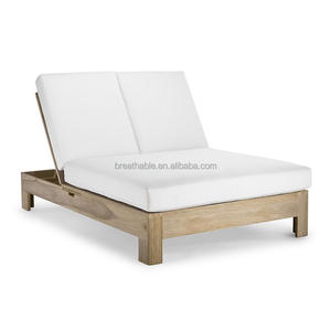 Chaises longues en teck pour hôtel-resort, <span class=keywords><strong>double</strong></span> place, pour piscine, meubles <span class=keywords><strong>de</strong></span> jardin, meubles <span class=keywords><strong>de</strong></span> <span class=keywords><strong>bain</strong></span> <span class=keywords><strong>de</strong></span> <span class=keywords><strong>soleil</strong></span> en plein air - Product Image 4