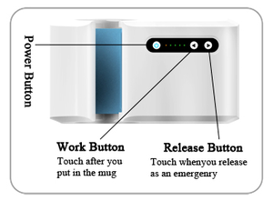 Nuevo diseño 6kg compacto y portátil 120kg fuerza de presión 10oz 11oz 15oz taza máquina de prensa de calor accept 1cm de espesor - Product Image 5