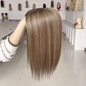 Ready to Ship YF-2346 #SBB 5x6.5 Virgin Russian Hair Loss Silk Base <b>Toupee</b> Closure - Product Image 6