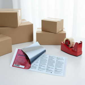 Autocollants adhésifs personnalisés à double couche, écologiques, imperméables, en vinyle, avec feuille d'or et d'argent, à gratter, pour les étiquettes de flacons de vitamines - Product Image 1