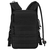 Sac d'hydratation tactique KRYDEX en nylon Molle 1,5 L - Sac à eau léger - Sac à dos Molle pour la randonnée - STOCK US