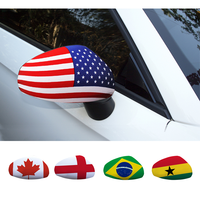 Bendera Mobil Persegi Panjang Poliester Tahan Angin dan Awet dengan Logo Tim Olahraga yang Dicetak Digital