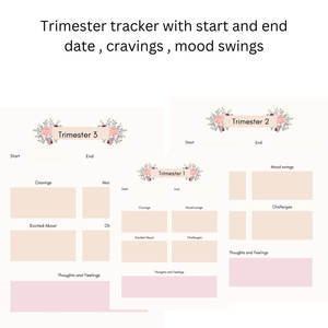 Rastreador <span class=keywords><strong>de</strong></span> <span class=keywords><strong>embarazo</strong></span> semanal personalizado, diario <span class=keywords><strong>de</strong></span> seguimiento <span class=keywords><strong>de</strong></span> <span class=keywords><strong>embarazo</strong></span> digital, rastreador <span class=keywords><strong>de</strong></span> trimestres <span class=keywords><strong>de</strong></span> <span class=keywords><strong>embarazo</strong></span> - Product Image 2