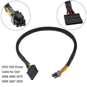 Hdd Ssd Stroomkabel Voor Dell Vostro 3668 3667 3650 Sata Harde Schijf Voeding Sata Naar 6pin Interface Adapter Converter Kabel