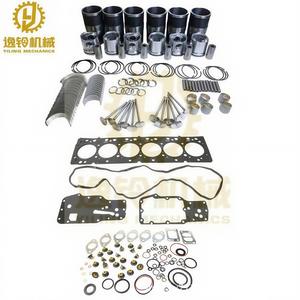 Komatsu 6D107 Engine Overhaul Kit Cylinder <b>Head</b> Gasket Pistons Components for Excavator - Product Image 3