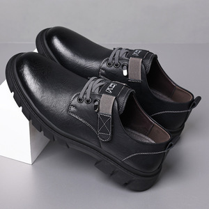 Bottes Chukka rétro pour hommes, talon bas, semelle en caoutchouc antidérapante, chaussures décontractées marron, fabrication à Wenzhou - Product Image 2