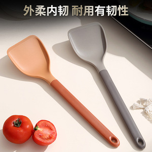 Silicone Spatula Non Stick <b>Pan</b> Spatula Household Cooking Utensil High Temperature Resistant Food Grade With Anti Scald Handle - Product Image 5