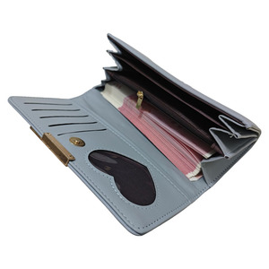 <span class=keywords><strong>Portafoglio</strong></span> in Pelle PU YUZHI Originale <span class=keywords><strong>Blu</strong></span> alla Moda per Uso Quotidiano Grande Capacità Porta Carte Contanti e Biglietti Personalizzabile Borsellino da <span class=keywords><strong>Donna</strong></span> - Product Image 3