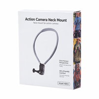 Support de cou et de poitrine pour caméra d'action POV pour GoPro DJI Osmo Insta360, vue à la première personne, mains libres, support en silicone