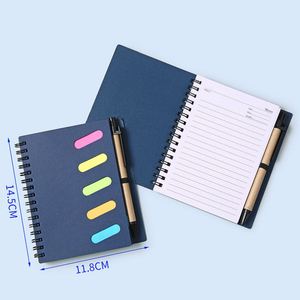 Promotional Kraft Paper A6 Multipurpose Notebooks <b>Sticky</b> <b>Notes</b> Memo Pad Custom Logo Cover for Personal - Product Image 6