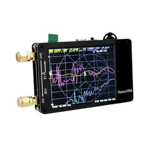 Meterk profesional portátil LCD Digital de mano radio de onda corta MF HF VHF UHF Analizador de antena 50 KHz-900 MHz de Vector de red analizador