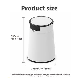 Poubelle intelligente automatique 13L avec capteur sans contact, ensachage automatique, auto-scellante, hygiénique, couvercle pliable pour cuisine et bureau - Product Image 2