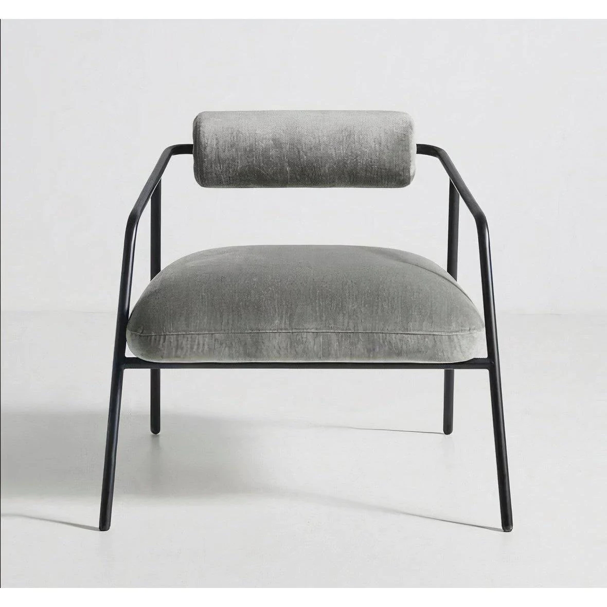 Single Armchair Nordic Bedroom Lounge Balcony Leisure Set Velvet Metal Sofa Living Room Chair