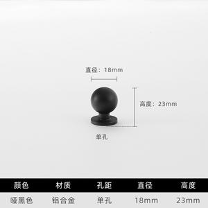 Poignées de tiroir en cuivre doré et poignées de meuble allongées en alliage d'aluminium noir, style nordique moderne, pour armoire et commode de cuisine - Product Image 3