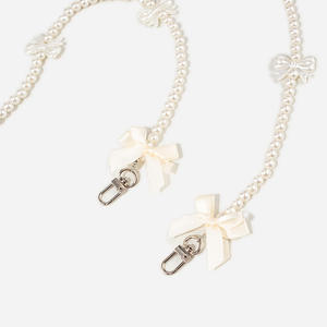 Cordon <span class=keywords><strong>de</strong></span> <span class=keywords><strong>téléphone</strong></span> <span class=keywords><strong>portable</strong></span> personnalisable, long, style papillon, avec chaîne <span class=keywords><strong>de</strong></span> perles, bandoulière <span class=keywords><strong>tour</strong></span> <span class=keywords><strong>de</strong></span> <span class=keywords><strong>cou</strong></span>, boucle métallique - Product Image 4