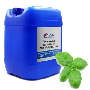 Aceite Esencial de menta verde orgánico puro para masaje corporal, aceite de menta verde natural para la piel, venta al por mayor
