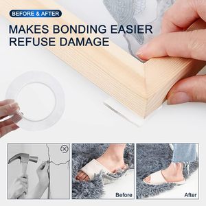 Strong Double Sided Adhesive Nano <strong>Tape</strong> Clear Removable Extra Strong Sticky Strip Heavy Duty Mesh Nano <strong>Tape</strong> - Product Image 5